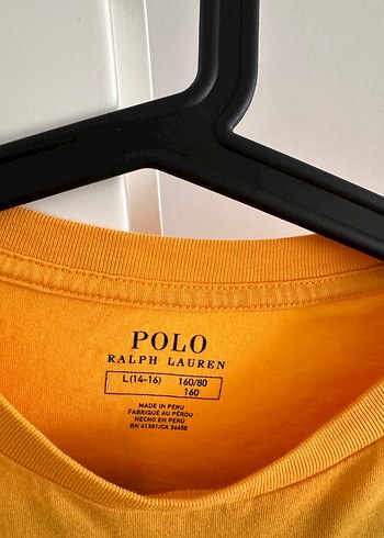 s Beden sarı Renk Ralph Lauren Polo bear ayıcık Sarı Baskılı Tişört