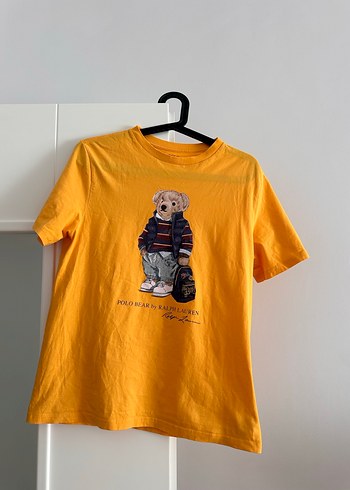 Ralph Lauren Polo bear ayıcık Sarı Baskılı Tişört