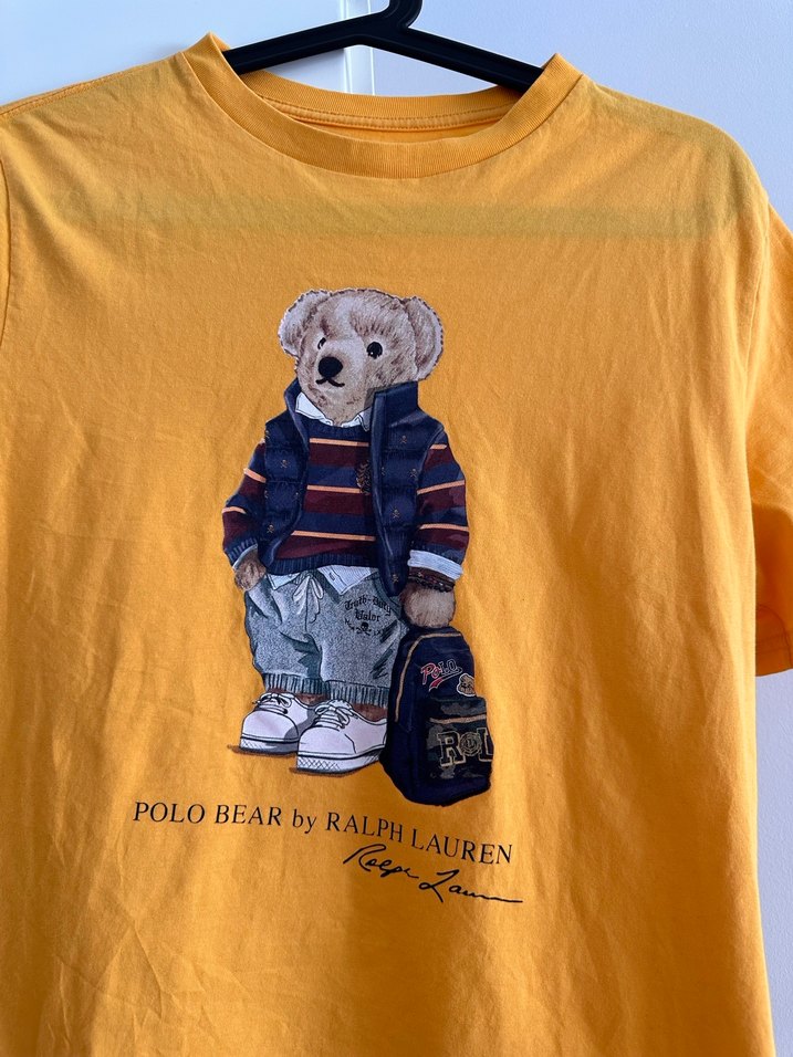 Ralph Lauren Polo bear ayıcık Sarı Baskılı Tişört - Görsel 2