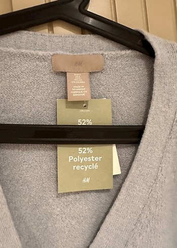 H&M H&M açık mavi taşlı düğmeli Kadın Hırka