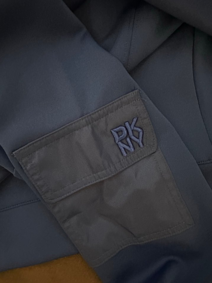 DKNY saks Mavi Fermuarlı Kadın Hırka - Görsel 5