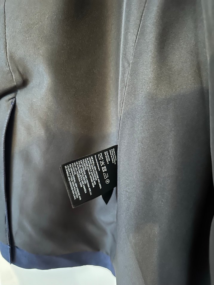 Lacivert H&M Kadın Keten Blazer Ceket - Görsel 4