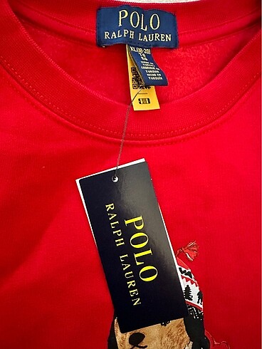 m Beden Polo bear ayıcık Ralph Lauren sweatshirt