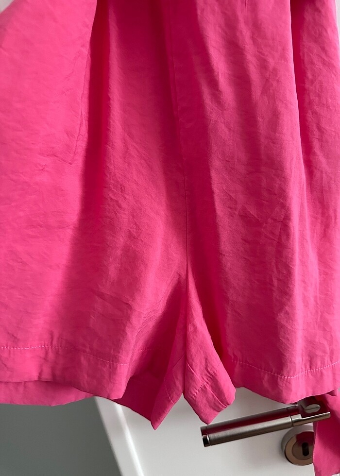 Zara Pembe şortlu tulum - Görsel 2