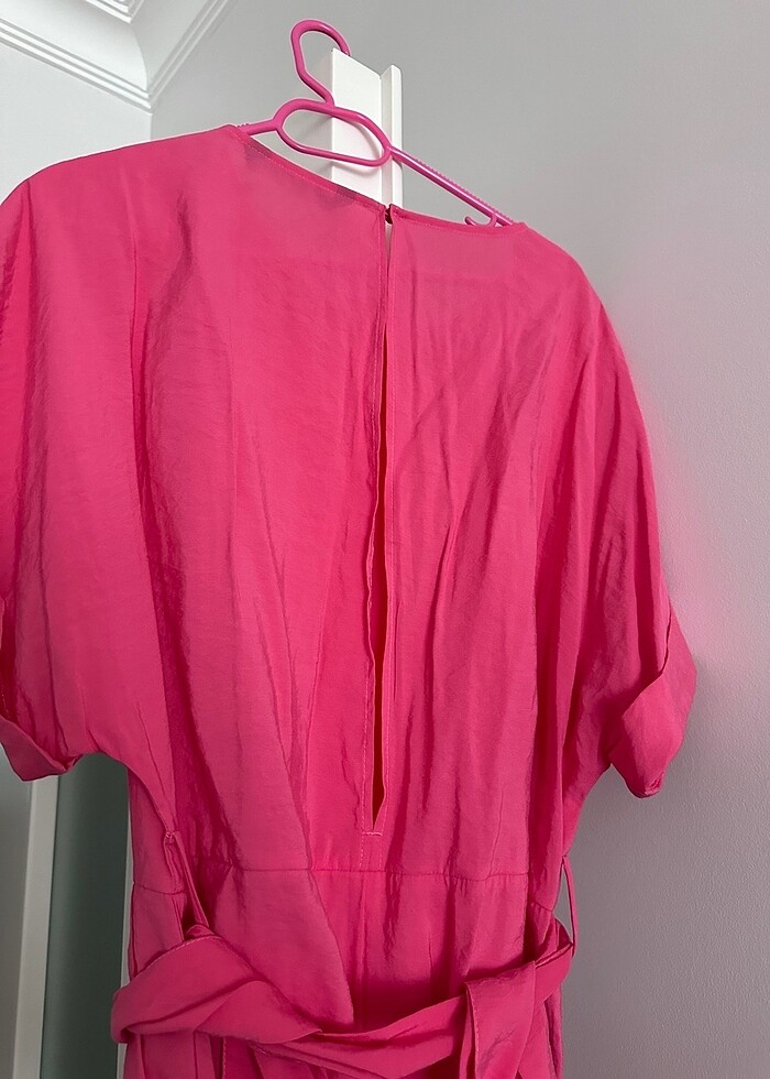 Zara Pembe şortlu tulum - Görsel 3