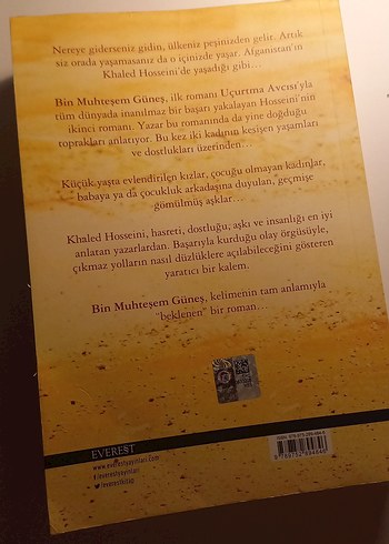  Beden Renk Bin Muhteşem Güneş - Khaled Hosseini