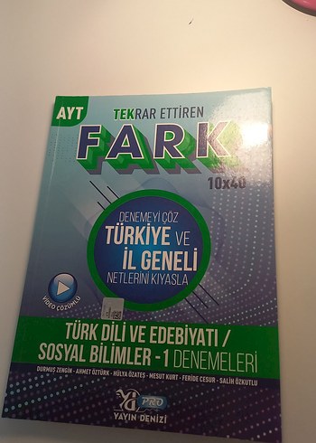 AYT Türk Dili ve Edebiyatı / Sosyal Bilimler Denemeleri