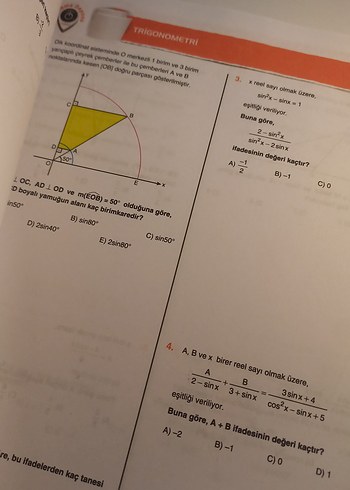  Beden Renk DENEMEDEPOSU Trigonometri Konu Denemeleri Kitabı