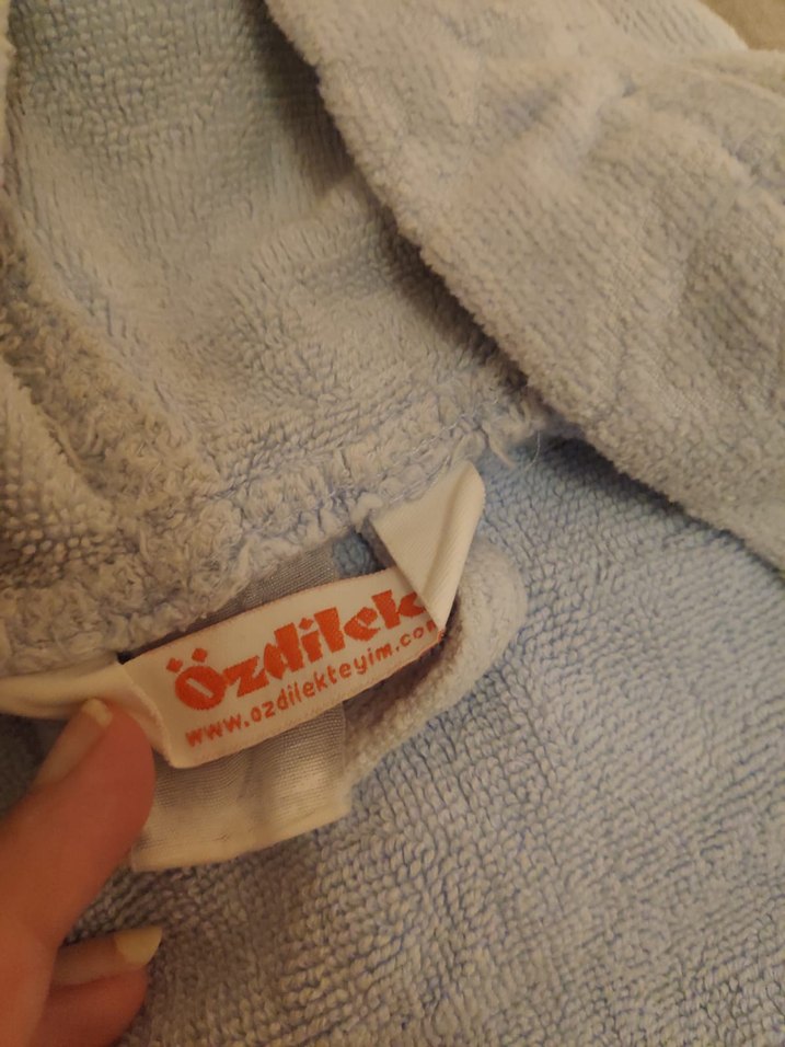 özdilek erkek çocuk mavi bornoz - Görsel 2