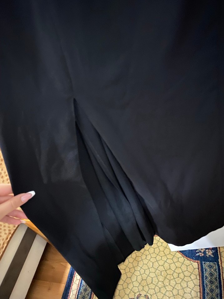 Siyah Uzun Abiye Elbise - Görsel 2