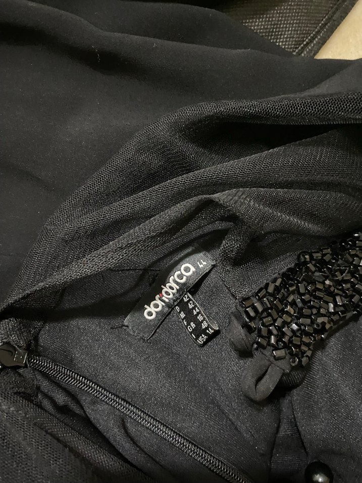 Siyah Uzun Abiye Elbise - Görsel 4