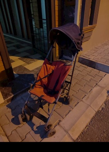 Kahverengi Katlanabilir Bebek Arabası