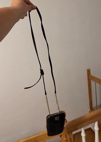 Deri Siyah Yılan Desenli Fermuarlı Kadın Cüzdan - Görsel 3