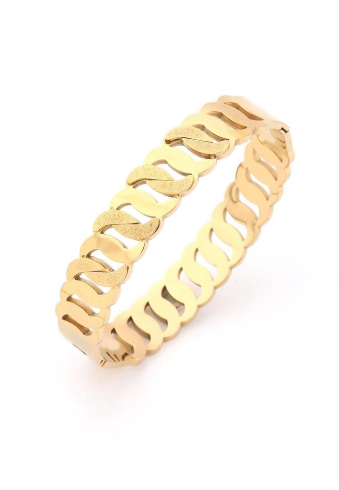 Altın Renk Zincir Detaylı Kadın Bileklik - Görsel 2