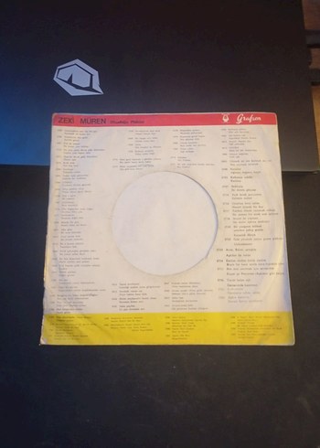 Zeki Müren 45 lik Plak - Mühür Gözlüm - Görsel 3