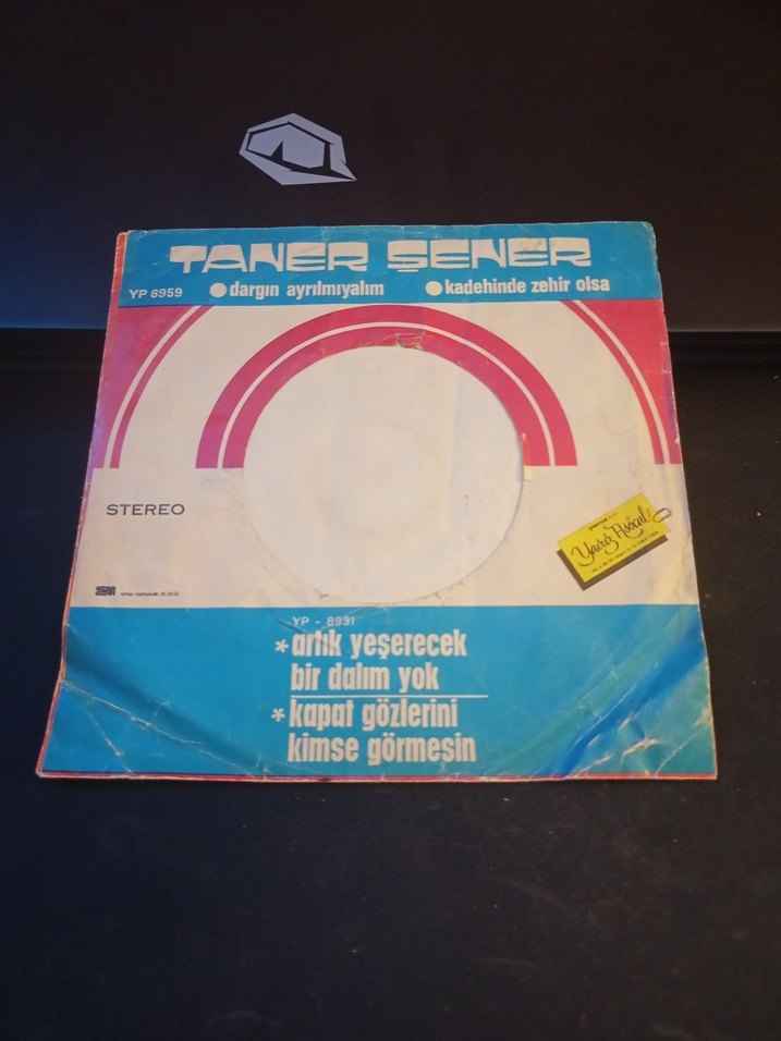 Taner Şener 45 lik Dargın Ayrılmayalım - Görsel 2