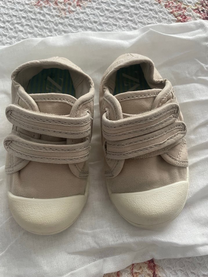 Bej Erkek Çocuk Cırt Cırtlı Spor Ayakkabı - Görsel 2