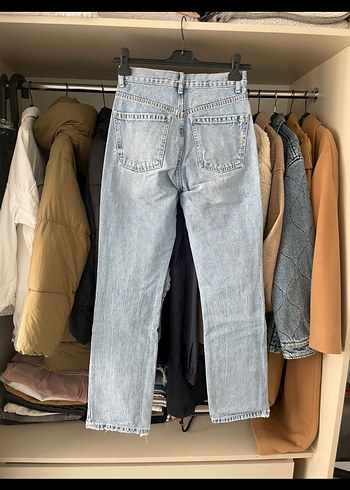 Gevşek Kesim Midi Kot Pantolon - Görsel 4