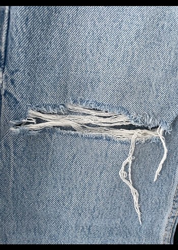 Gevşek Kesim Midi Kot Pantolon - Görsel 2