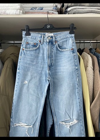 Gevşek Kesim Midi Kot Pantolon - Görsel 3