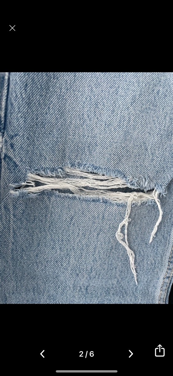 Gevşek Kesim Midi Kot Pantolon - Görsel 2