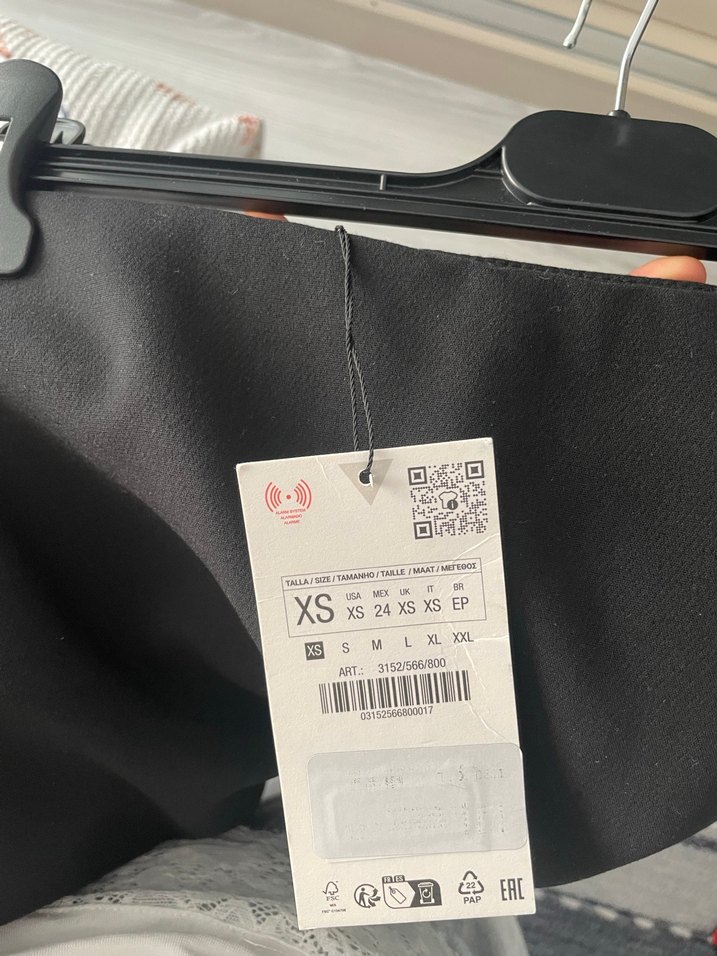 Siyah Mini Etek Fermuarlı Street Wear - Görsel 5