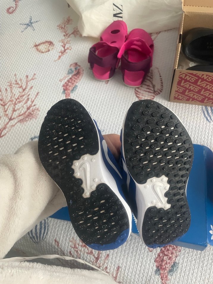 Mavi Erkek Çocuk Spor Ayakkabı Velcro - Görsel 4