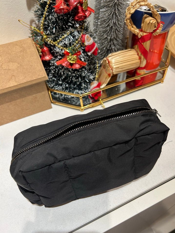 OXXO Siyah Fermuarlı Kadın Makyaj Çantası - Görsel 3