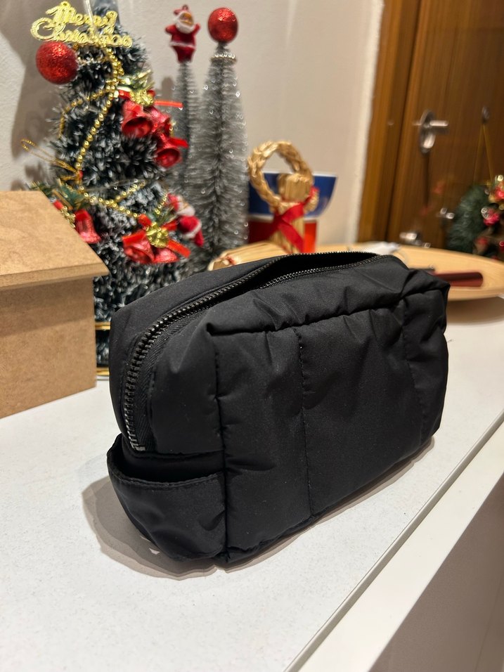 OXXO Siyah Fermuarlı Kadın Makyaj Çantası - Görsel 2