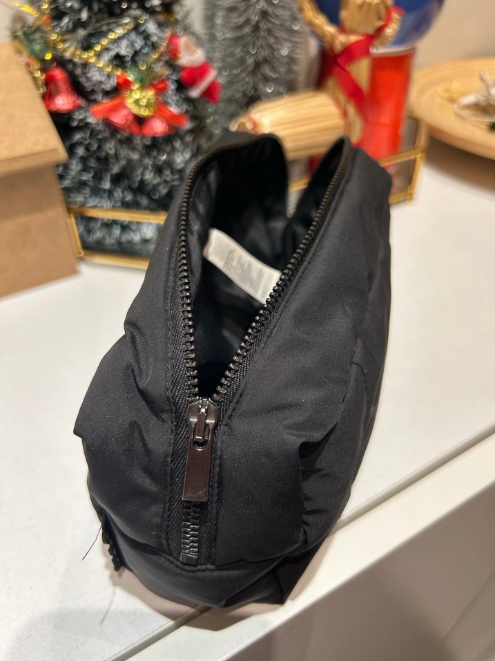 OXXO Siyah Fermuarlı Kadın Makyaj Çantası - Görsel 5