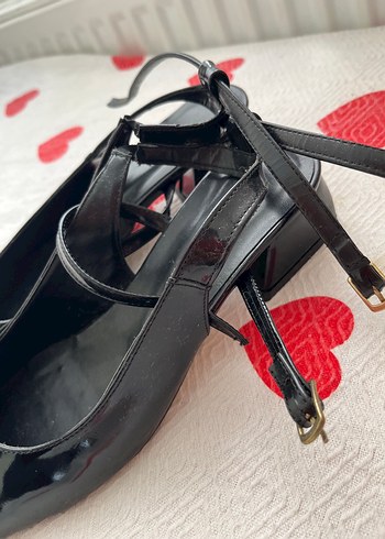 Trendyol & Milla Siyah Tokalı Stiletto Topuklu Kadın Babet