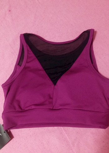 Nike Kadın Koyu Pembe Straplez Spor Takım - Görsel 3