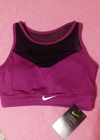 Nike Kadın Koyu Pembe Straplez Spor Takım - Görsel 2