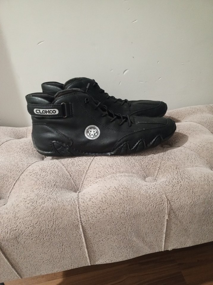 Clohco Siyah Erkek Biker Botu - Görsel 2