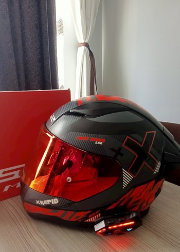 LS 2 KASK İNTERCOMLU - Görsel 2