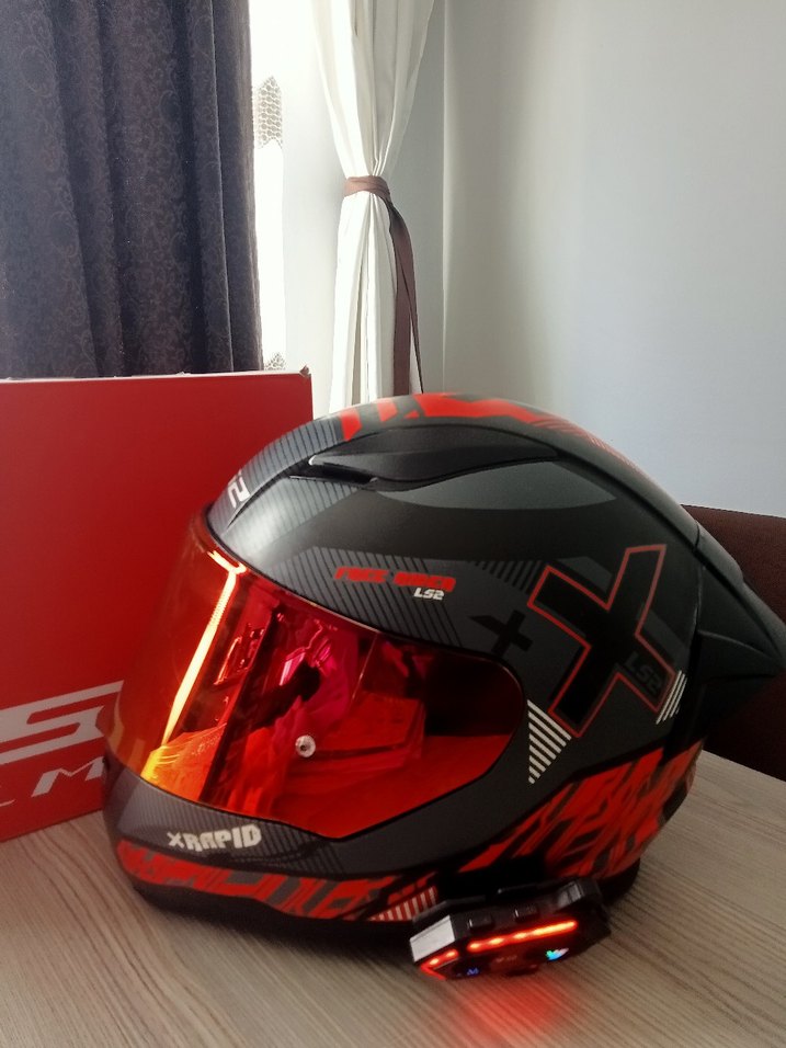 LS 2 KASK İNTERCOMLU - Görsel 2