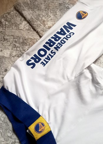 Beyaz Golden State Warriors Baskılı Tayt basketbol tayt - Görsel 2