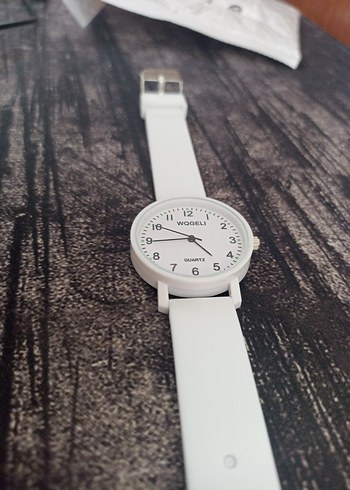 Diğer Beyaz Minimalist Kadın Saati Dantel Detaylı