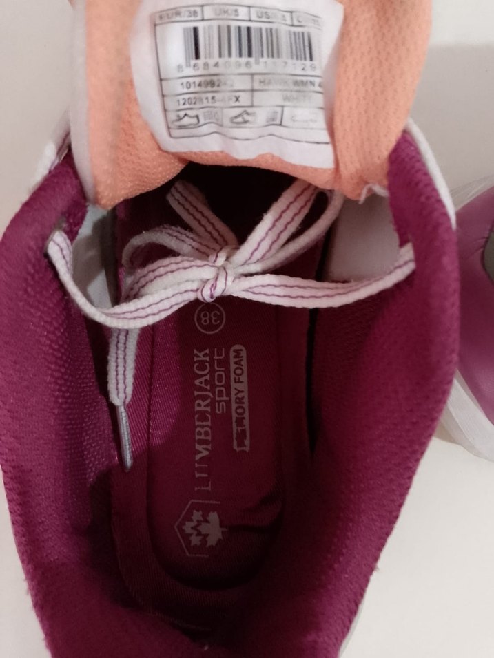 Gri Beyaz Çok Renkli Bağcıklı Spor Ayakkabı - Görsel 3