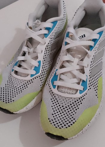 Beyaz Renkli Erkek Spor Ayakkabı Reflektörlü - Görsel 9