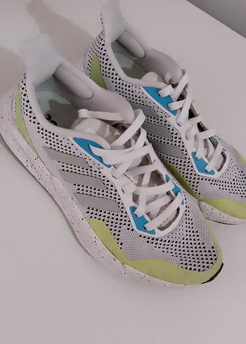 Beyaz Renkli Erkek Spor Ayakkabı Reflektörlü - Görsel 4