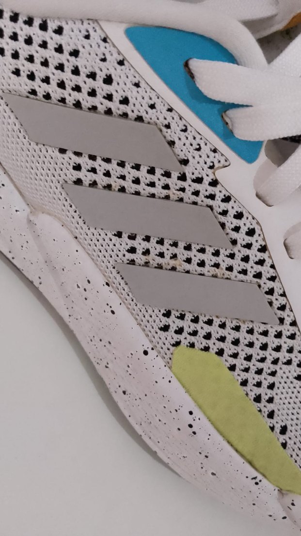 Beyaz Renkli Erkek Spor Ayakkabı Reflektörlü - Görsel 3