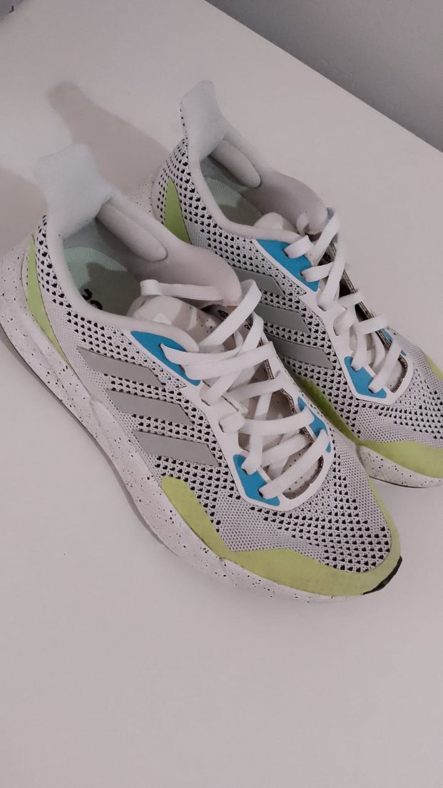 Beyaz Renkli Erkek Spor Ayakkabı Reflektörlü - Görsel 4