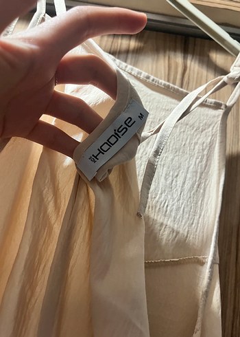 m Beden ten rengi Renk Bej Keten Uzun Askılı Bol Kadın Tulum