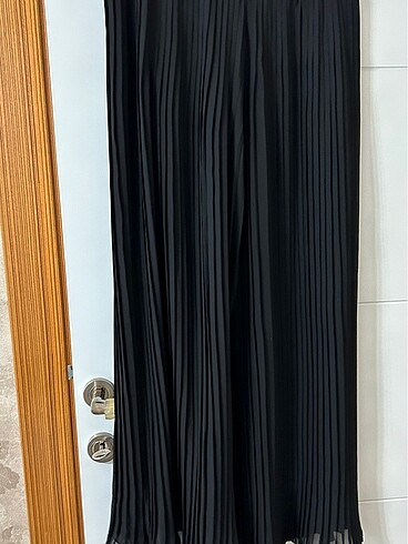 universal Beden Modailgi fırfırlı siyah tül pantolon etek