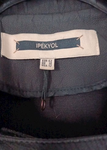 Siyah Midi Trençkot Fermuarlı - Görsel 4