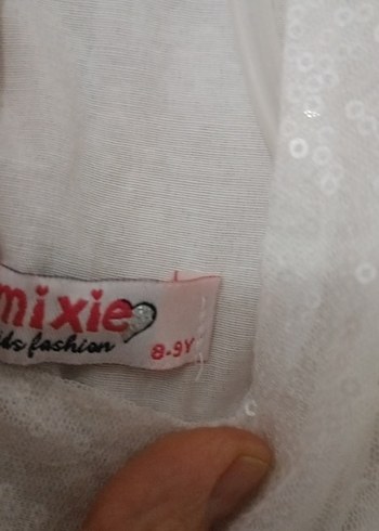 Beyaz Fırfırlı Kız Çocuk Elbisesi - Görsel 9