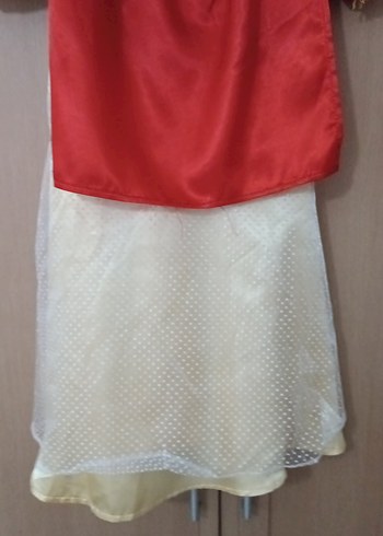 Çocuk Renkli Prenses Kostümü - Görsel 7