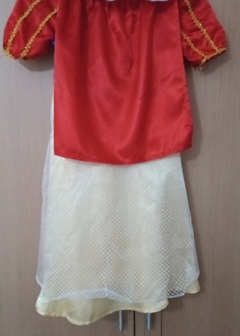 Çocuk Renkli Prenses Kostümü - Görsel 5