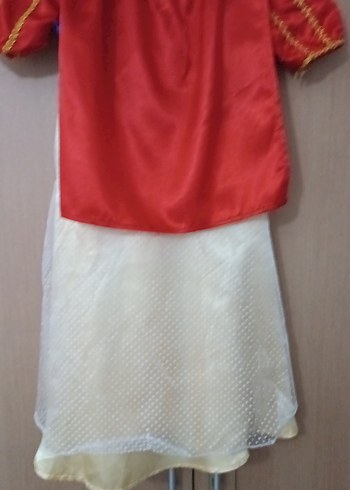 Çocuk Renkli Prenses Kostümü - Görsel 8